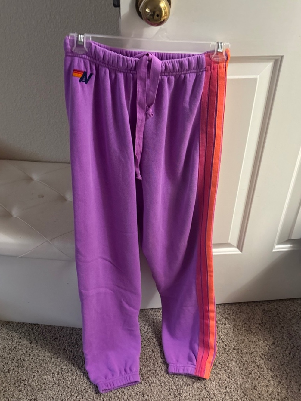 Aviator nation, five stripes sweatpants brand new size small